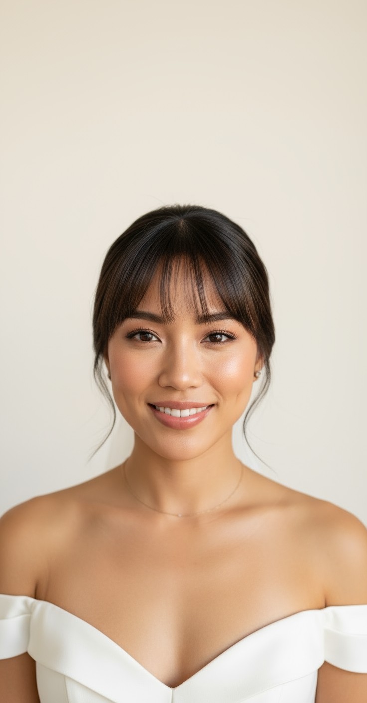 After Curtain Bangs Korean